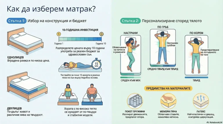 Как да изберем матрак