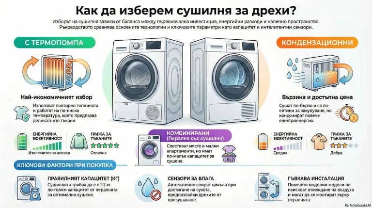 как да изберем сушилни за дрехи