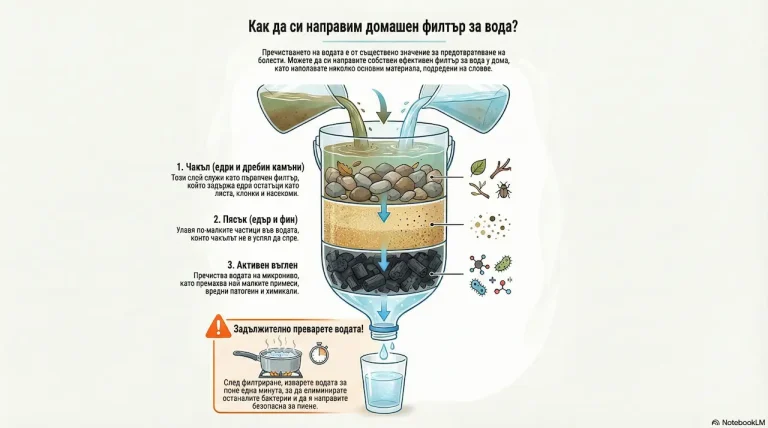 как да си направим филтър за вода у дома