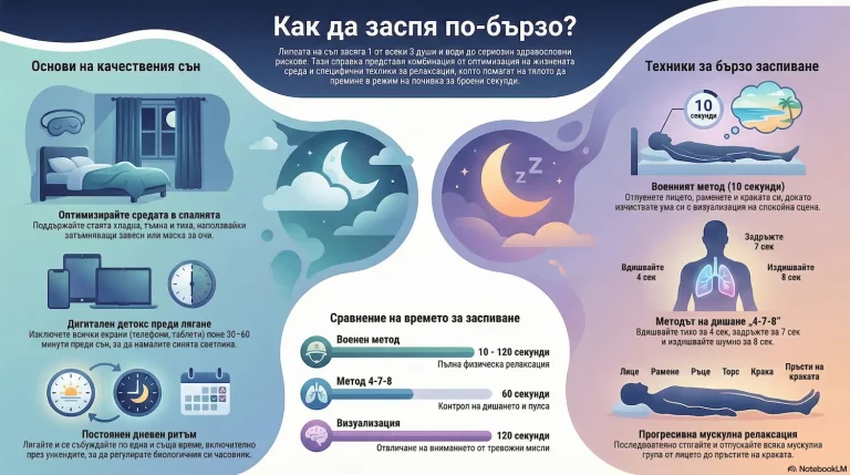 Как да заспя по-бързо