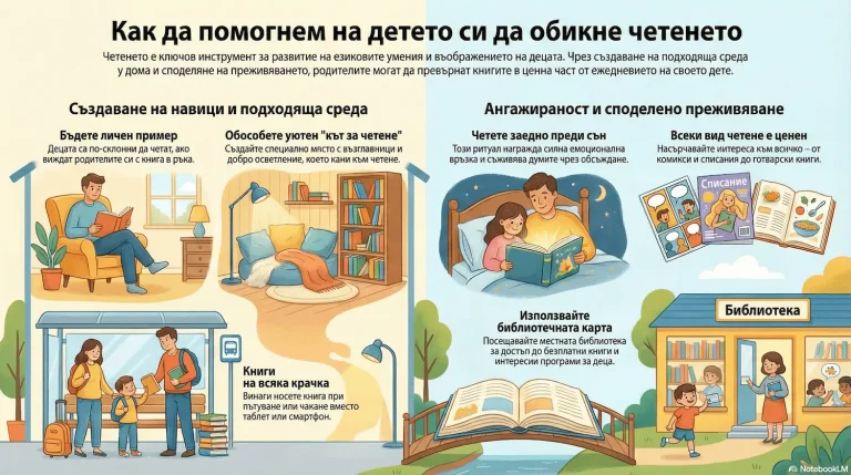 Как да помогнем на детето си да обикне четенето