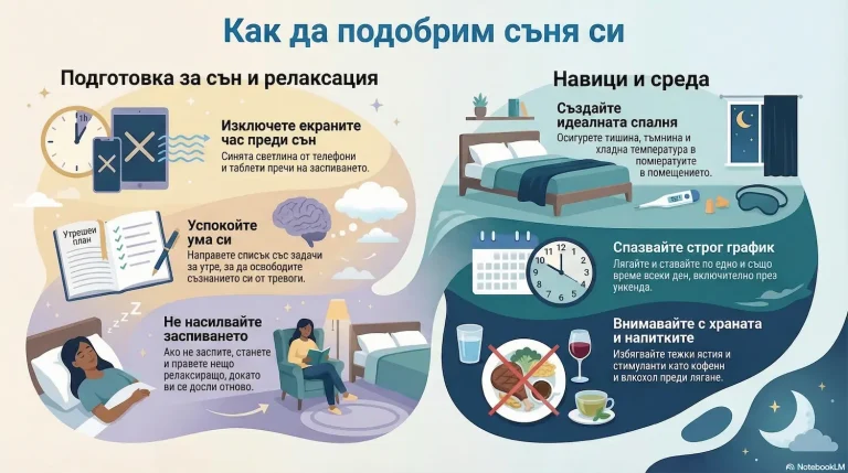 Как да подобрим съня си