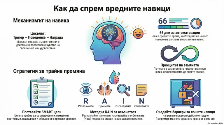 Как да спрем вредните навици